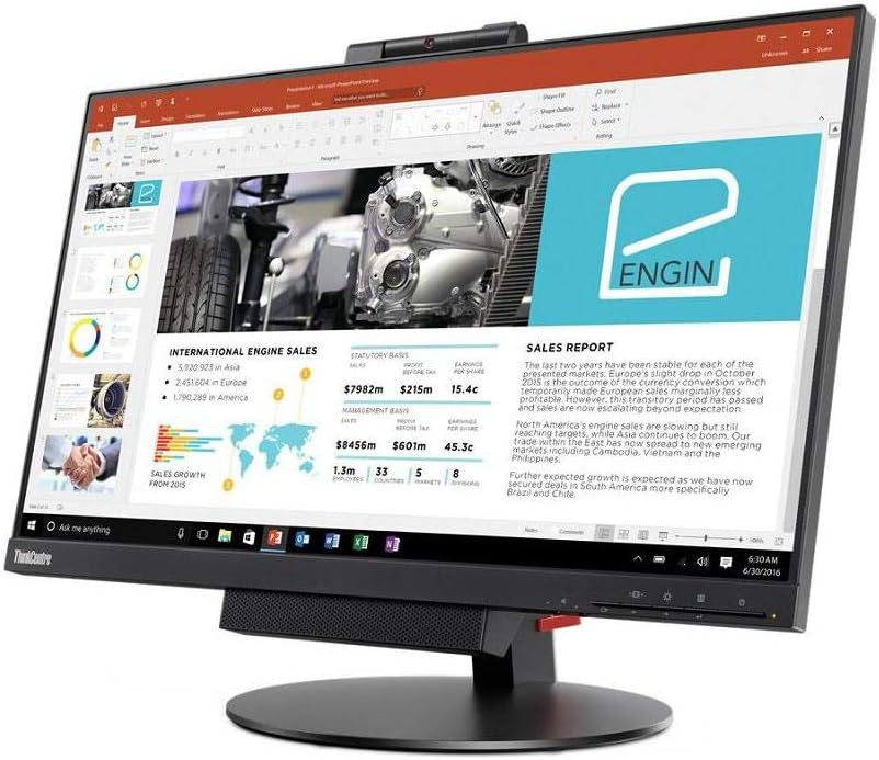 ThinkCentre TIO 22 Gen 3 – Écran 22” (Sans pied, sans câble d’alimentation)